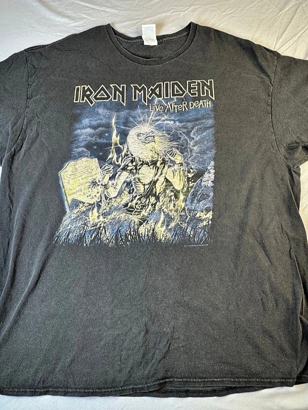 Iron Maiden T Shirt XXL 2019 Legacy Of The Beast Tour Live After Death Delta Tee